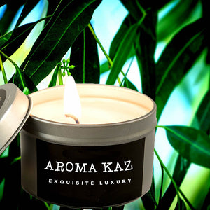 Australian Eucalyptus Scented Eco Soy Tin Candles Hand Poured