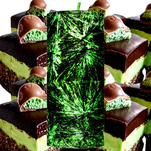 Choc Mint Cheesecake Palm Wax Pillar Candle