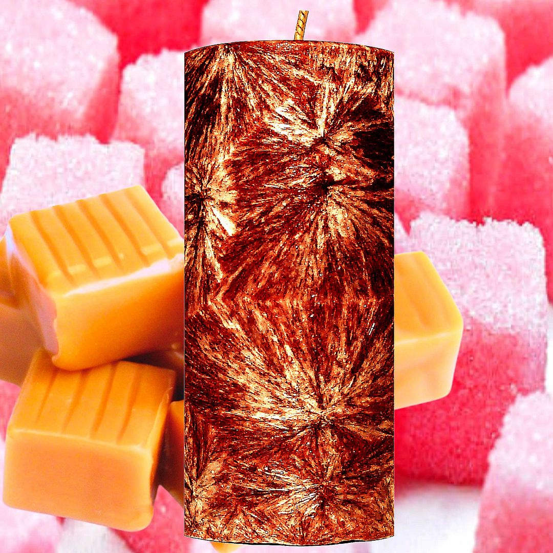 Pink Sugar Vanilla Caramel Scented Palm Wax Pillar Candle – Vegan, Cruelty-Free, Made in Australia - Long-Lasting Fragrance – Perfect for Weddings, Birthdays, Christmas Gifts & All Occasions