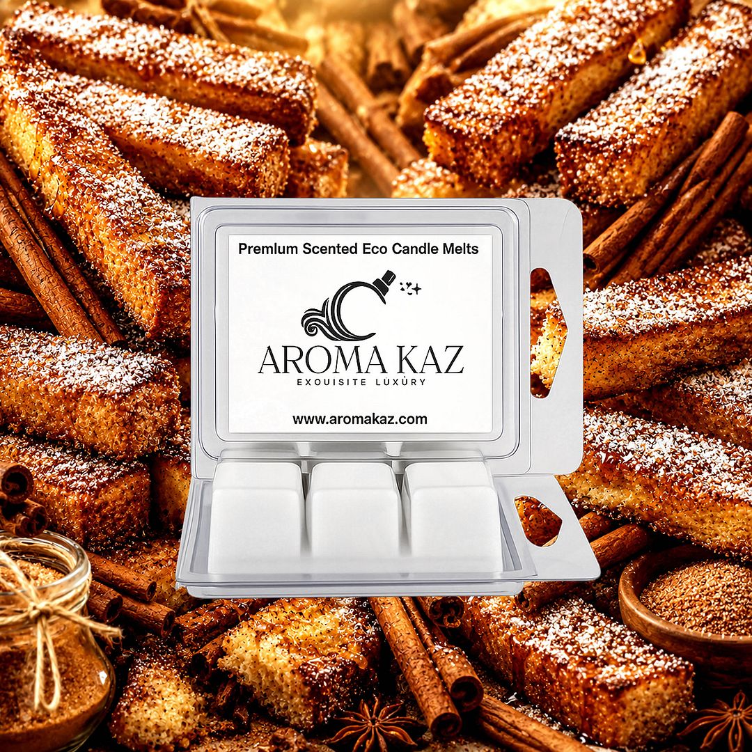Cinnamon French Toast eco soy wax melts – vegan, cruelty-free featuring sweet cinnamon spice and sugary toast fragrance, handmade in Australia.