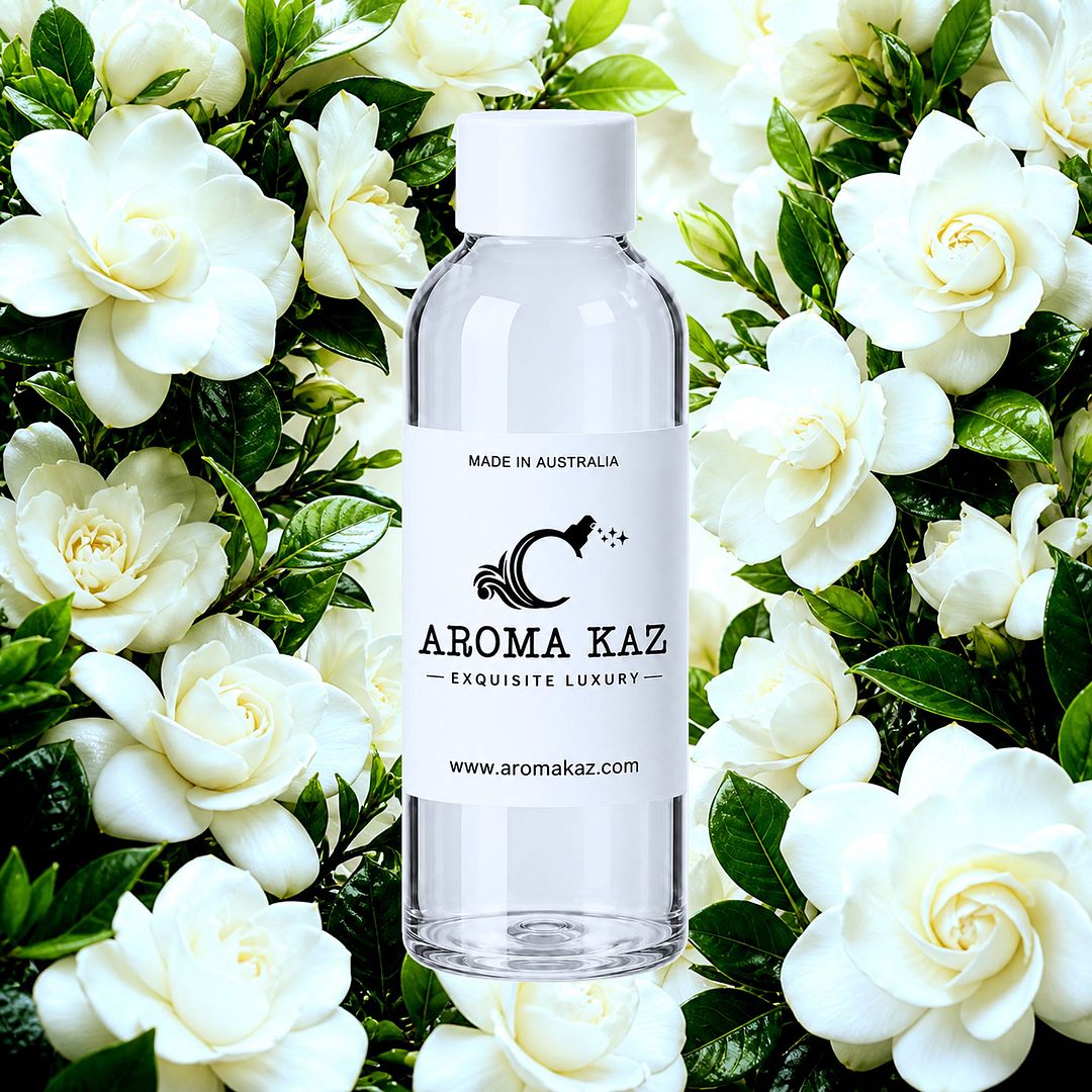Gardenia fragrance oil for candle making, soap making and perfume blending – vegan, cruelty-free featuring the elegance pf gardenia flowers,  handmade in Australia.