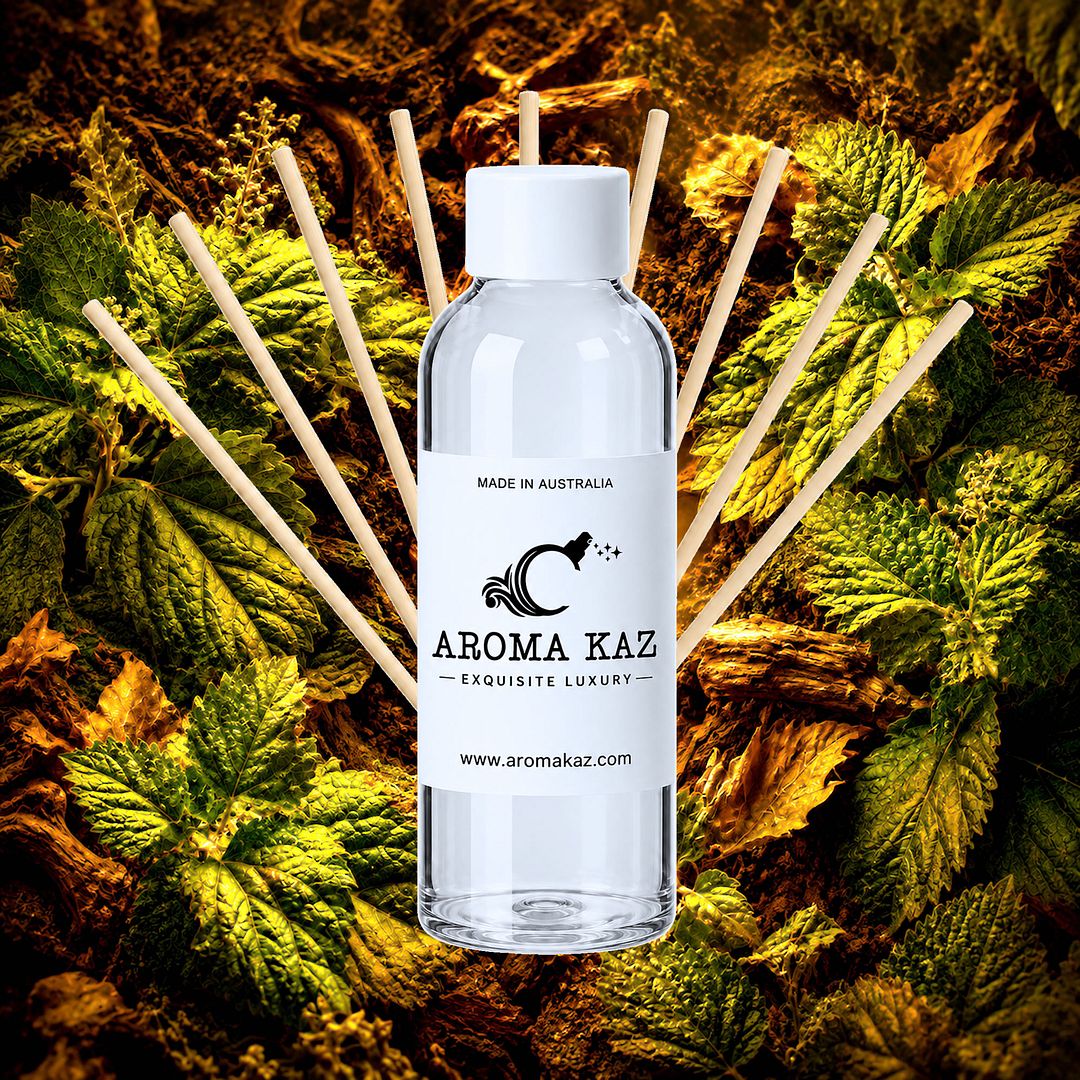 Australian Patchouli Diffuser Fragrance Oil Refill – vegan, cruelty-free featuring earthy natural patchouli aroma, handmade in Australia.