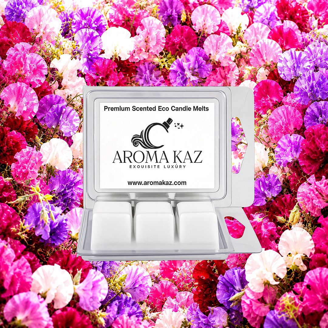 Sweet Pea eco soy wax melts – vegan, cruelty-free featuring a fresh floral sweet pea bouquet and gentle fruity notes, handmade in Australia.
