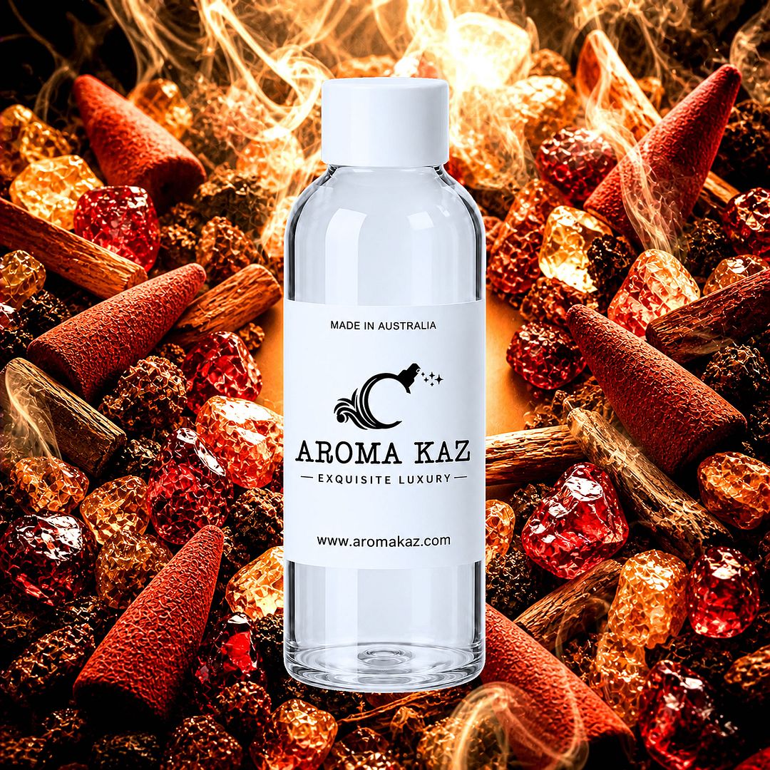 Nag Champa fragrance oil for candle making, soap making and perfume blending – vegan, cruelty-free featuring classic incense, sandalwood, and earthy exotic notes, handmade in Australia.