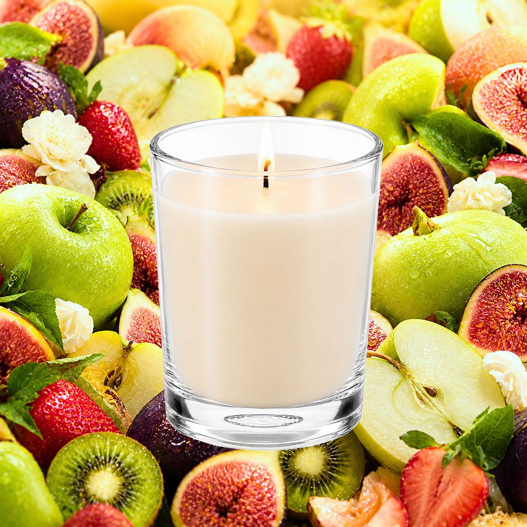 Fresh Fig Fatale Scented Votive Candles eco soy plant based – vegan, cruelty-free featuring sensual ripe figs, green apples, fruity kiwi and juicy strawberries, handmade in Australia.