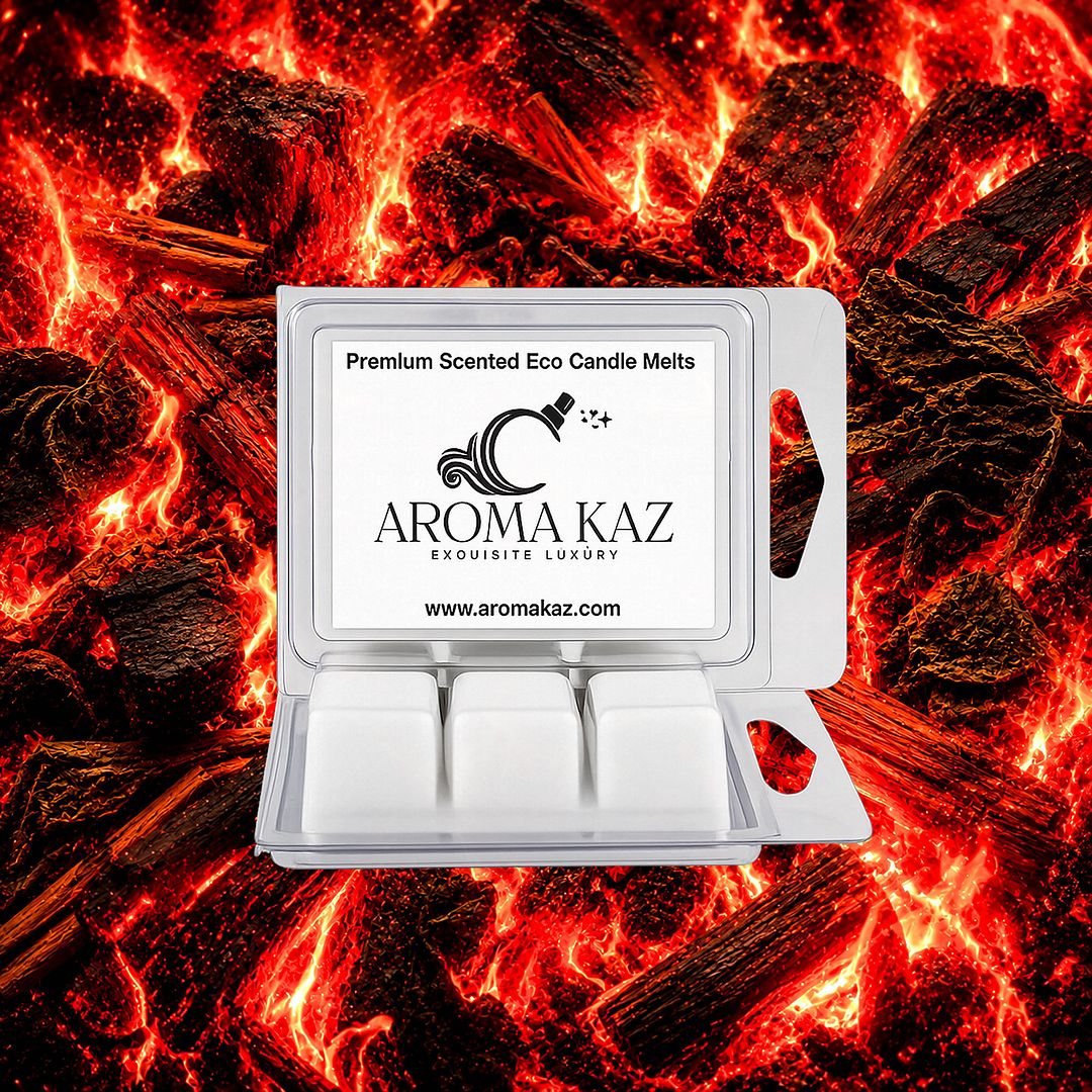 Wild Fire For Men eco soy wax melts – vegan, cruelty-free featuring bold smoky woods and masculine spice, handmade in Australia.
