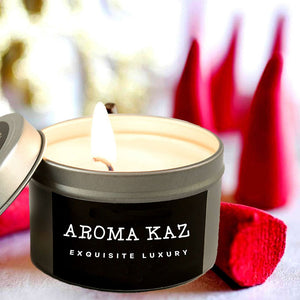Dragons Blood Scented Eco Soy Tin Candles Hand Poured