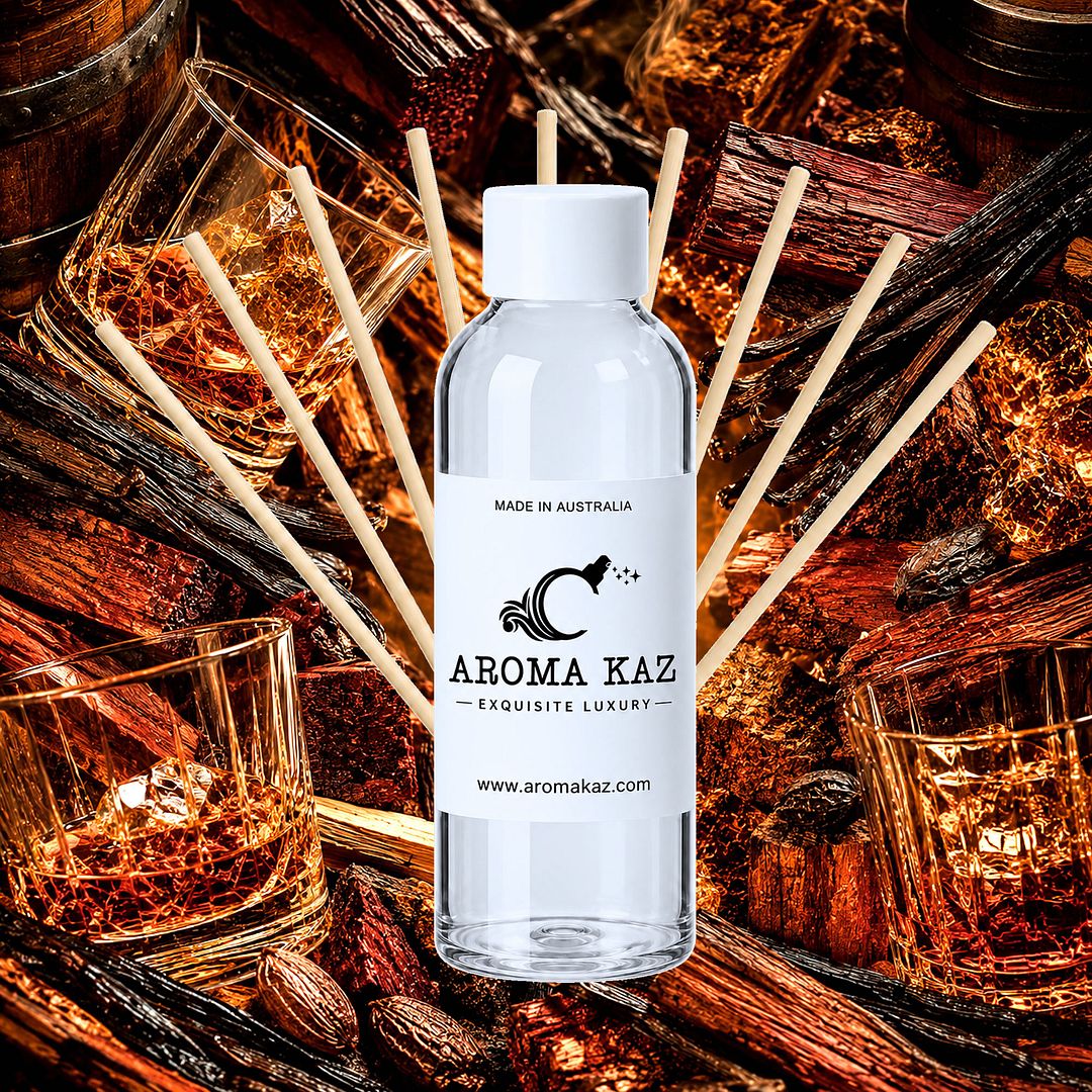 French Vanilla Bourbon Diffuser Fragrance Oil Refill – vegan, cruelty-free featuring bourbon and creamy vanilla richness, handmade in Australia.