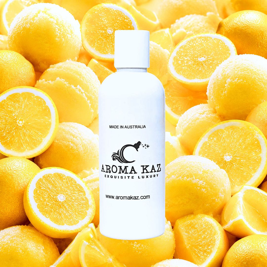 Creamy Lemon Gelato Body Wash Shower Gel – vegan, cruelty-free featuring a bright sweet lemon gelato aroma, handmade in Australia.