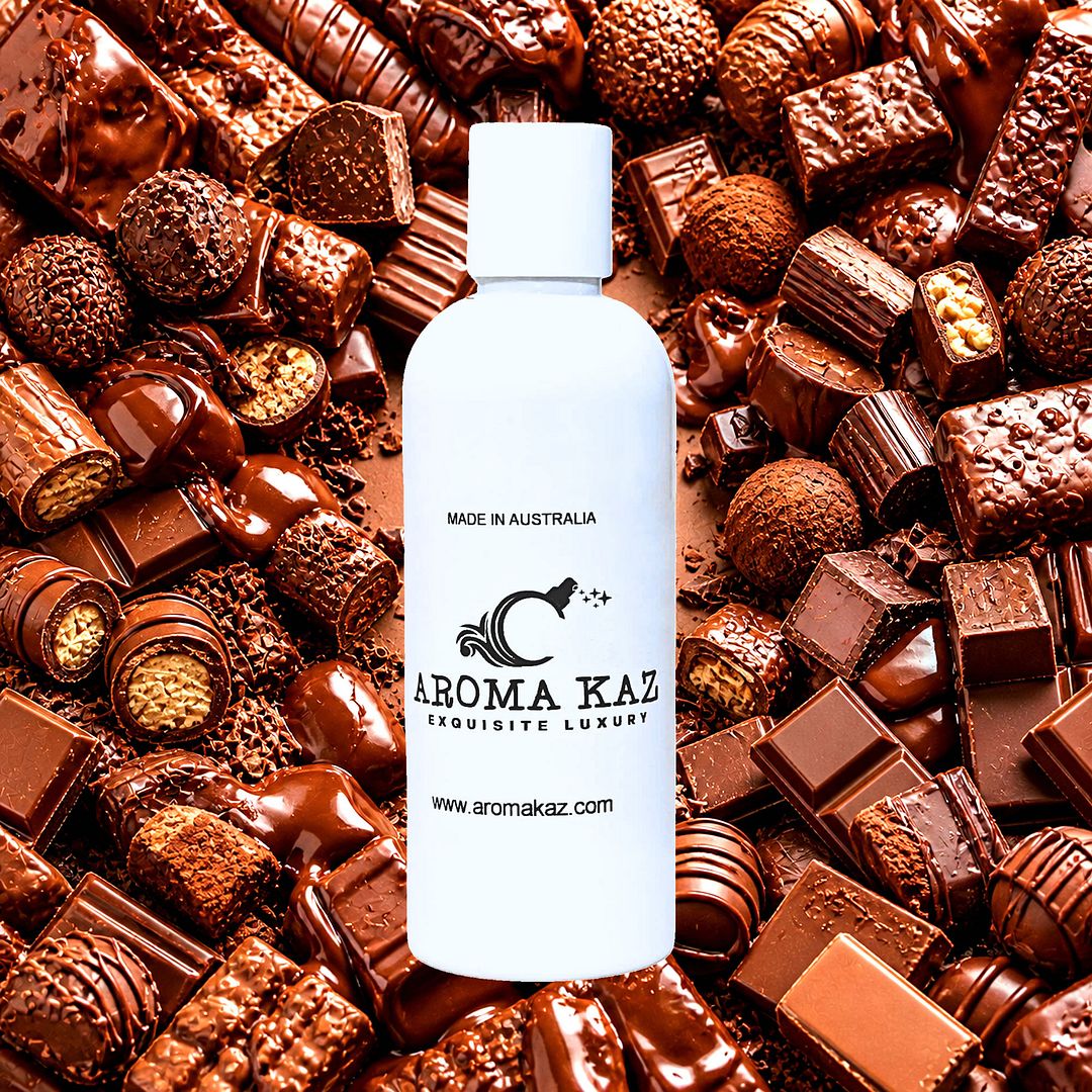 Chocolate Body Massage Oil – vegan, cruelty-free rich chocolate aroma, handmade in Australia.