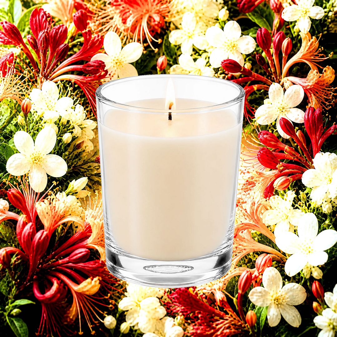 Honeysuckle Jasmine Scented Votive Candles eco soy plant based – vegan, cruelty-free featuring lush jasmine and sweet honeysuckle florals, handmade in Australia.
