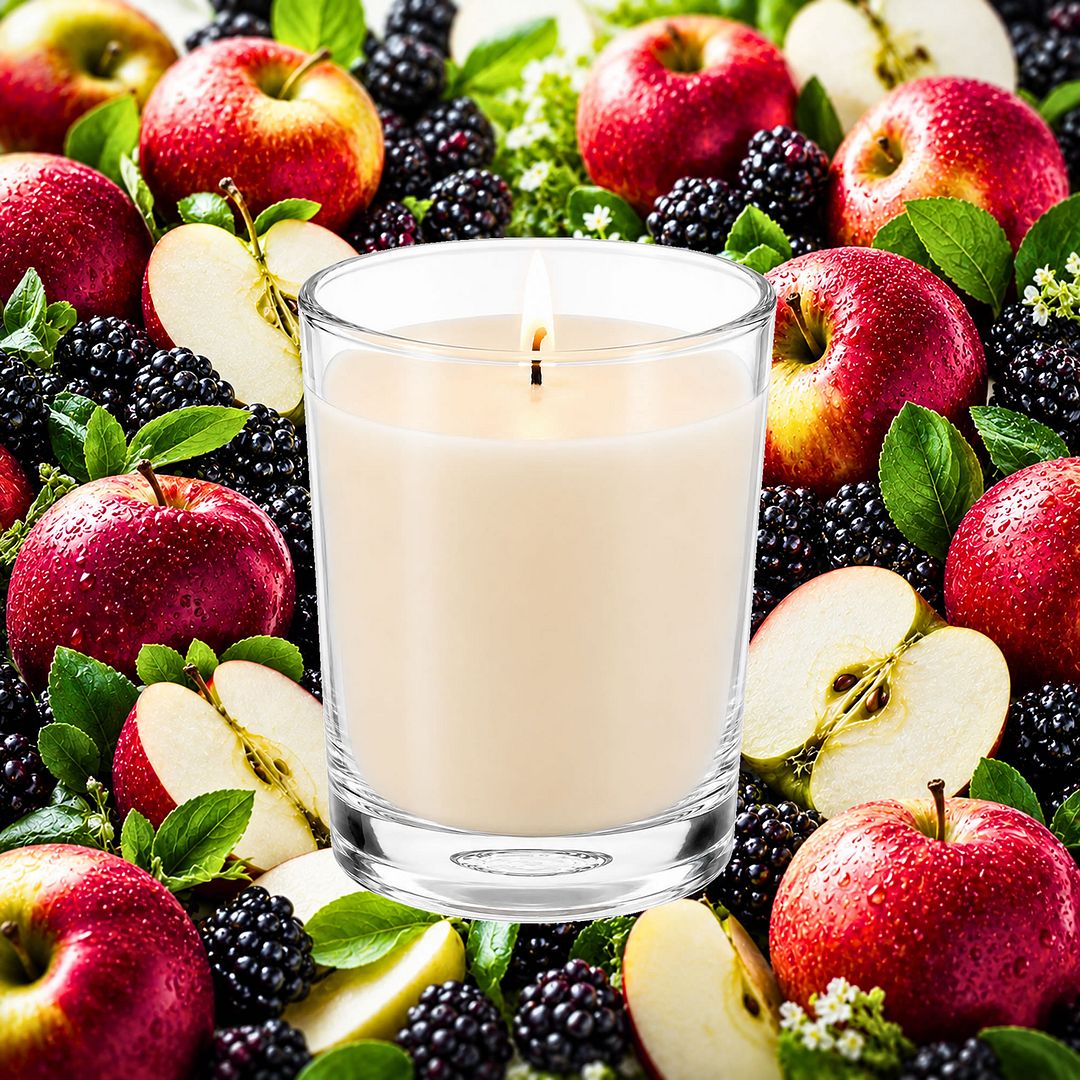 Apples & Blackberries Scented Votive Candles eco soy plant based – vegan, cruelty-free featuring juicy mixed berry apple fragrance, handmade in Australia.