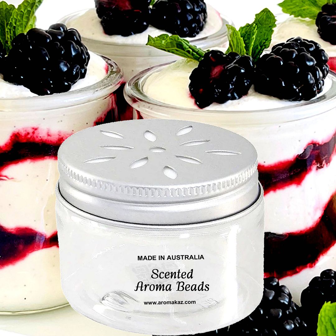 Black Raspberry Vanilla Scented Aroma Beads Room/Car Air Freshener