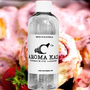 Strawberry Cinnamon Buns Vegan candle and soap making fragrance oil, cruelty-free and made in Australia. Ideal for DIY crafts, candles, soaps, bath body and home fragrance projects.