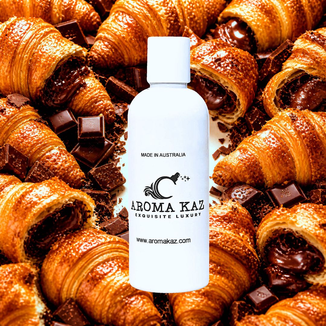 Chocolate Croissants Body Wash Shower Gel – vegan, cruelty-free featuring warm buttery pastry and chocolate aroma, handmade in Australia.
