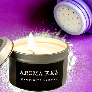 Baby Talc Powder Scented Eco Soy Tin Candles Hand Poured