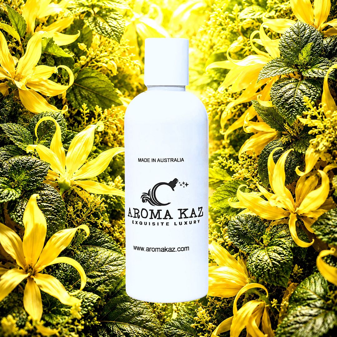 Patchouli & Ylang Ylang Body Massage Oil – vegan, cruelty-free, plant-based hydrating oil with earthy patchouli and sensual exotic ylang ylang florals, handmade in Australia.