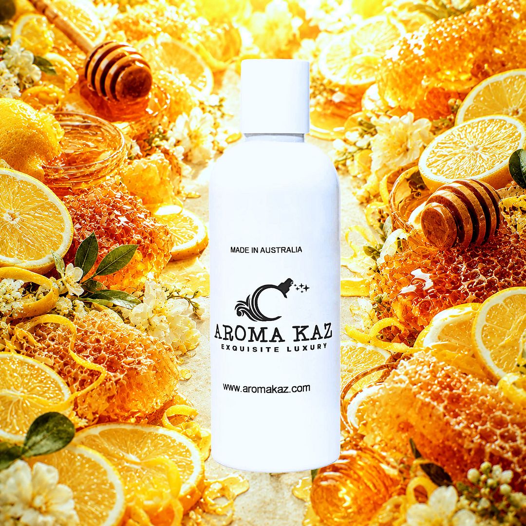 Manuka Honey & Lemon Body Massage Oil – vegan, cruelty-free featuring soothing manuka honey and bright lemon zest, handmade in Australia.