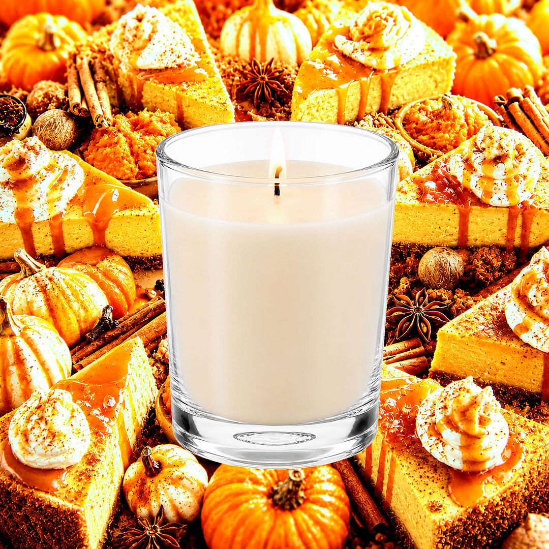 Pumpkin Cheesecake Scented Votive Candles eco soy plant based – vegan, cruelty-free featuring creamy spiced pumpkin dessert aroma, handmade in Australia.