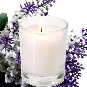 White Lilac & Lavender Eco Soy Votive Candles – Vegan, Cruelty-Free, Hand Poured and Made in Australia -  15+ Hour Fragrance Burn – Use in Votive Holders Only – Choose Colour & Pack Size