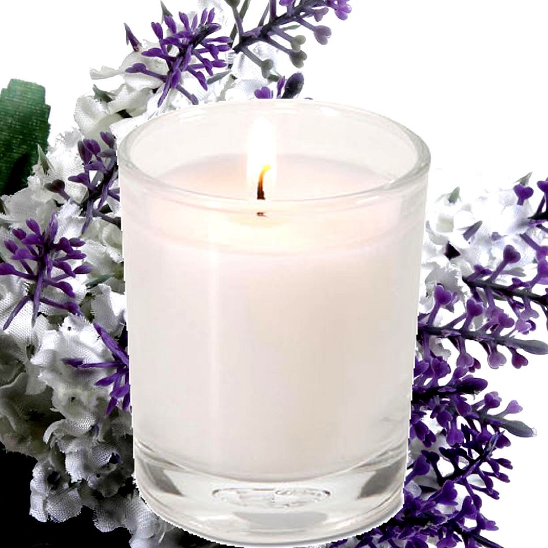 White Lilac & Lavender Eco Soy Votive Candles – Vegan, Cruelty-Free, Hand Poured and Made in Australia -  15+ Hour Fragrance Burn – Use in Votive Holders Only – Choose Colour & Pack Size