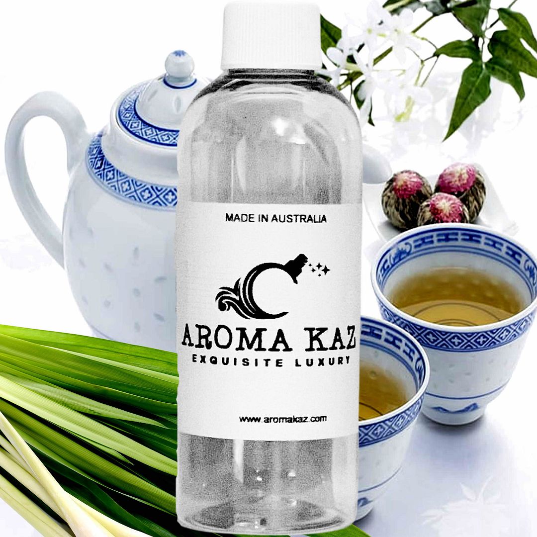 White Tea & Lemongrass Vegan candle and soap making fragrance oil, cruelty-free and made in Australia. Ideal for DIY crafts, candles, soaps, bath body and home fragrance projects.