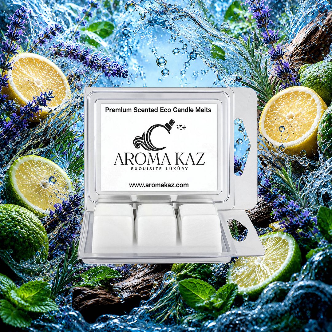 Cold Water Passion For Men eco soy wax melts – vegan, cruelty-free featuring a fresh, cool aquatic masculine aroma, handmade in Australia.