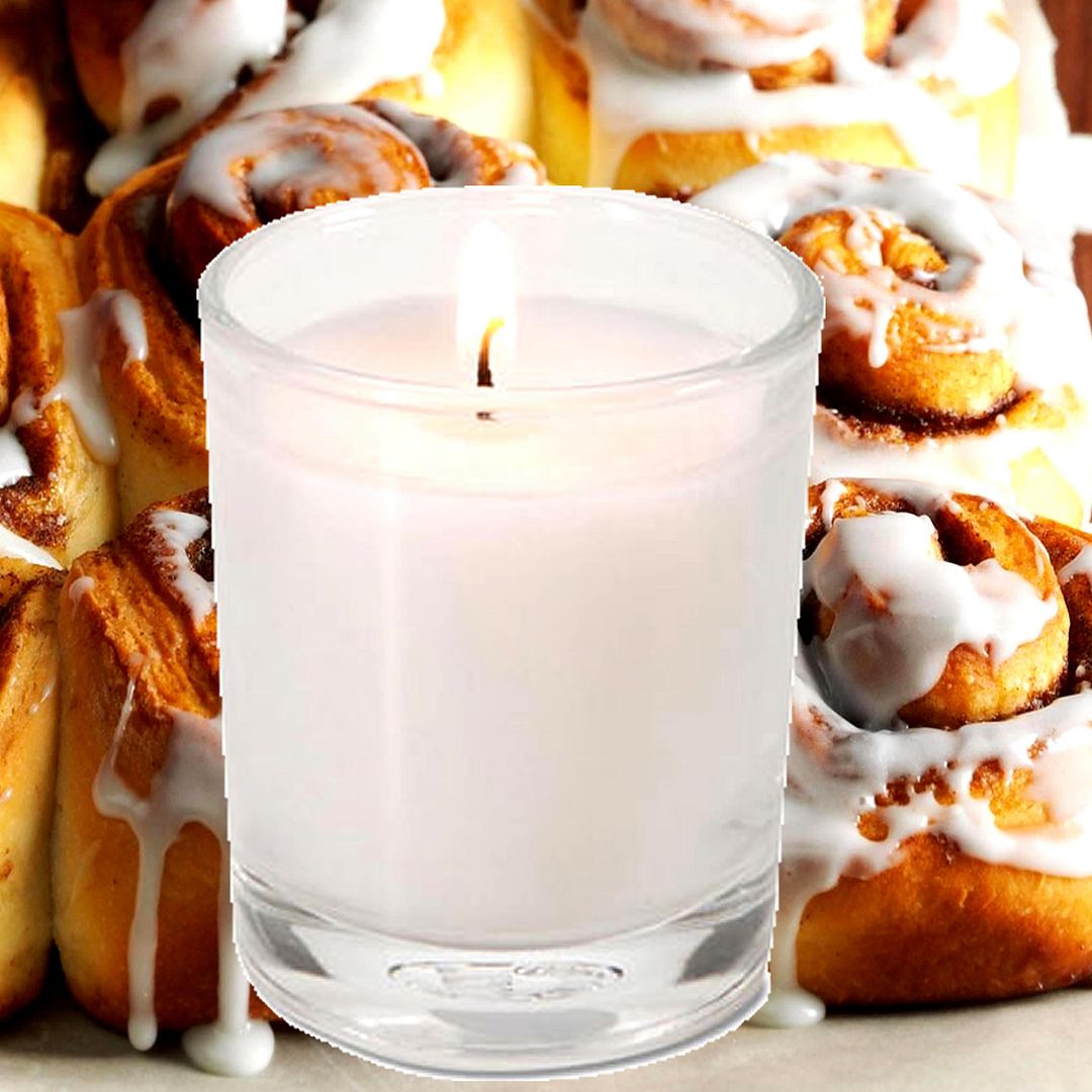 Cinnamon Buns Scented Eco Soy Votive Candles Hand Poured
