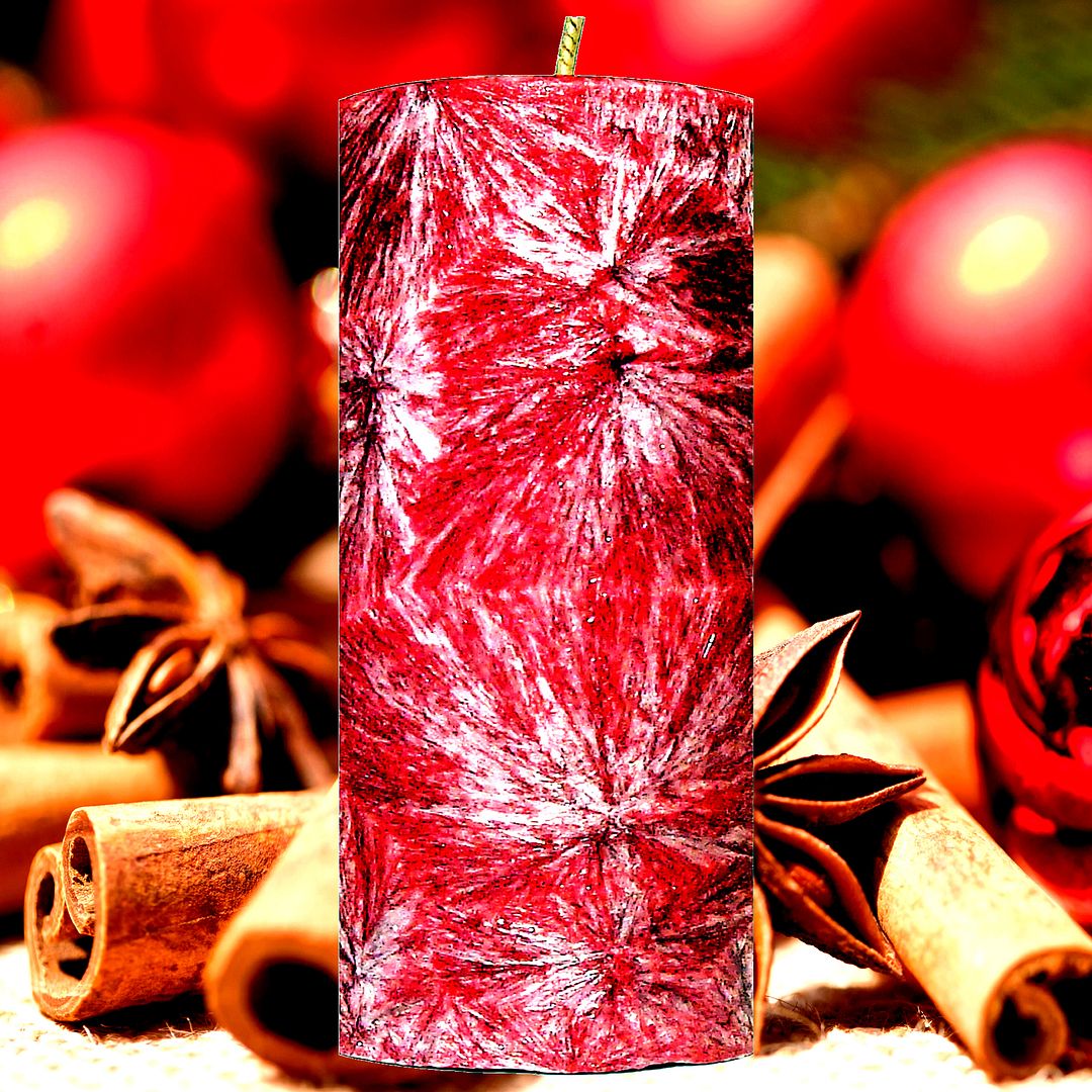 Sugar & Spice Scented Palm Wax Pillar Candle – Vegan, Cruelty-Free, Made in Australia - Long-Lasting Fragrance – Perfect for Weddings, Birthdays, Christmas Gifts & All Occasions