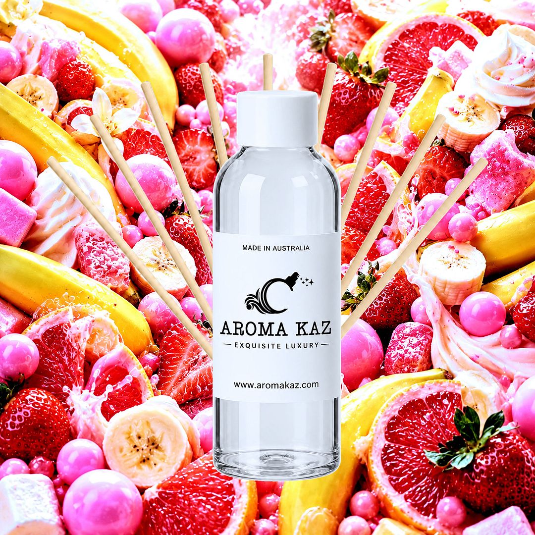 Monkey Farts Diffuser Fragrance Oil Refill – vegan, cruelty-free featuring a fun fruity blend of bananas, berries, and tropical sweetness, handmade in Australia.