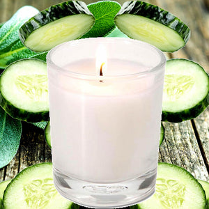 Cool Cucumber & Wild Sage Eco Soy Votive Candles