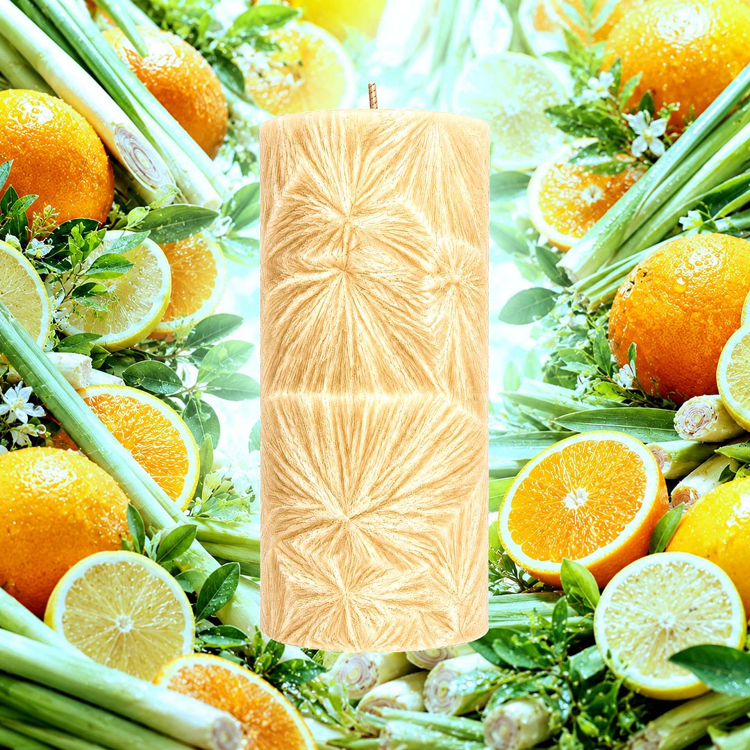 Pet Care Freshener plant based Pillar Candle – vegan, cruelty-free featuring clean fresh deodorizing notes, handmade in Australia.