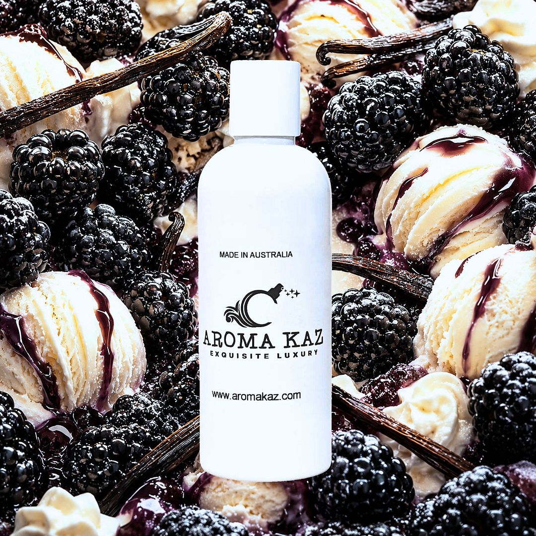 Black Raspberry Vanilla Body Wash Shower Gel – vegan, cruelty-free featuring sweet raspberry and creamy vanilla blend, handmade in Australia.