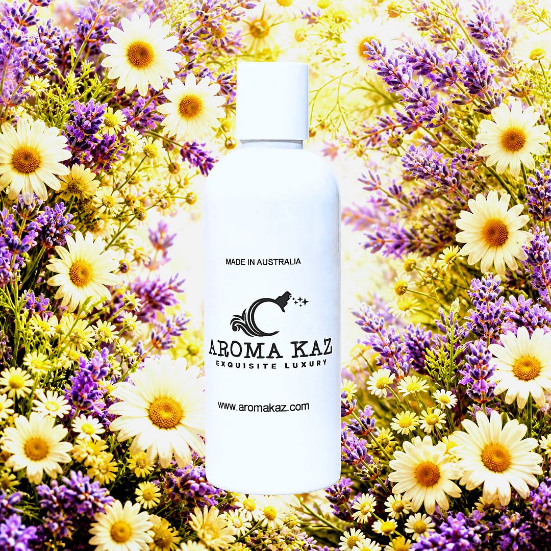 Chamomile & Lavender Body Massage Oil – vegan, cruelty-free calming chamomile and lavender herbal aroma, handmade in Australia.