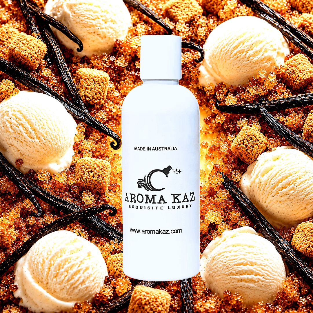 Brown Sugar Vanilla Body Wash Shower Gel – vegan, cruelty-free featuring sweet brown sugar and creamy vanilla aroma, handmade in Australia.