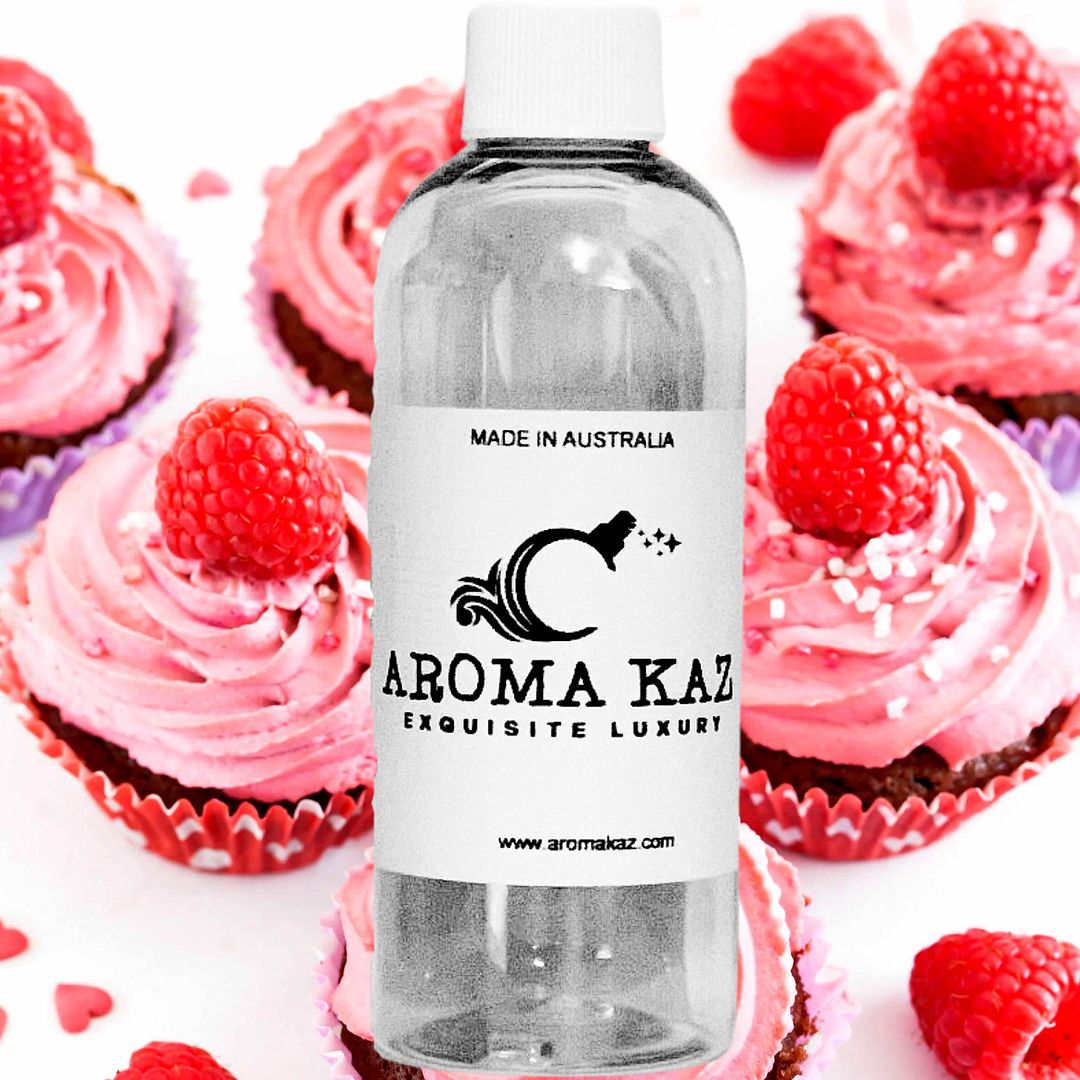 Raspberry Cream Cupcakes Vegan candle and soap making fragrance oil, cruelty-free and made in Australia. Ideal for DIY crafts, candles, soaps, bath body and home fragrance projects.