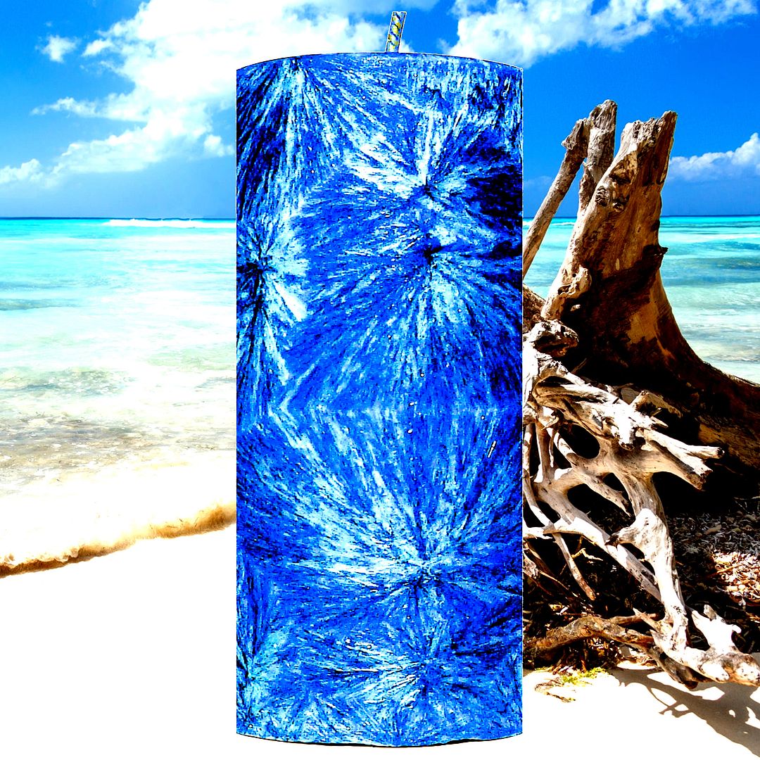 Sea Foam & Balsam Palm Wax Pillar Candle