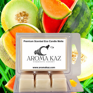 Lemongrass & Wild Melons Eco Soy Candle Melts – Vegan, Cruelty-Free, Handmade in Australia – Long-Lasting Fragrance for Oil Burners and Electric Melters