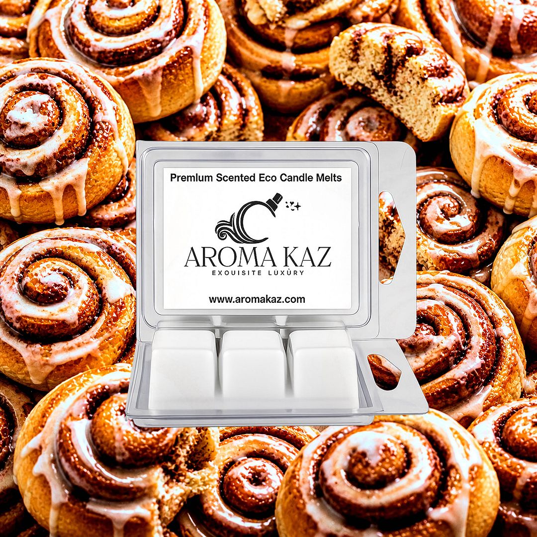 Cinnamon Buns eco soy wax melts – vegan, cruelty-free featuring warm baked cinnamon aroma, handmade in Australia.