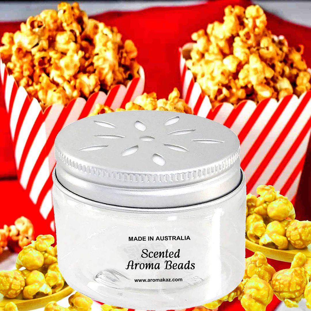 Caramel Popcorn Scented Aroma Beads Room/Car Air Freshener