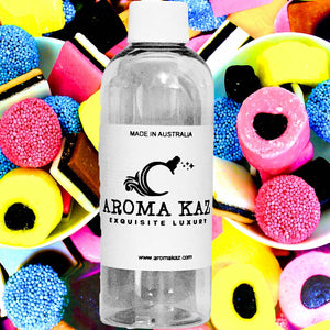 Licorice Allsorts Vegan candle and soap making fragrance oil, cruelty-free and made in Australia. Ideal for DIY crafts, candles, soaps, bath body and home fragrance projects.