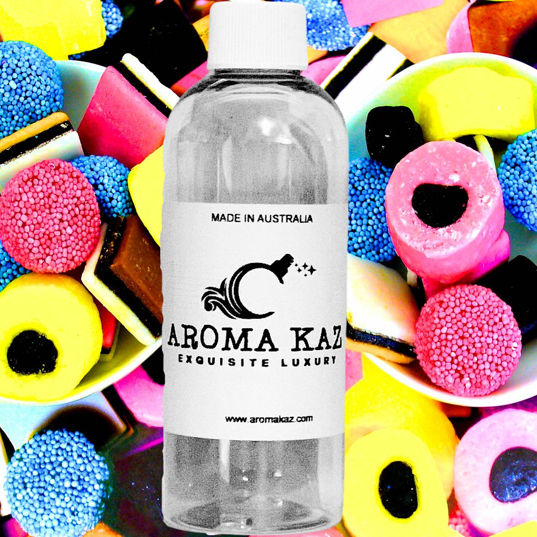 Licorice Allsorts Vegan candle and soap making fragrance oil, cruelty-free and made in Australia. Ideal for DIY crafts, candles, soaps, bath body and home fragrance projects.