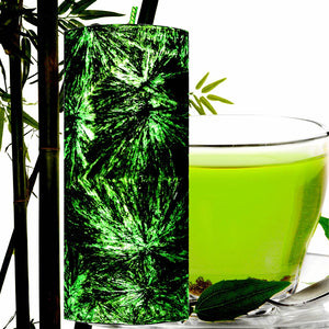 Bamboo & Green Tea Palm Wax Pillar Candle