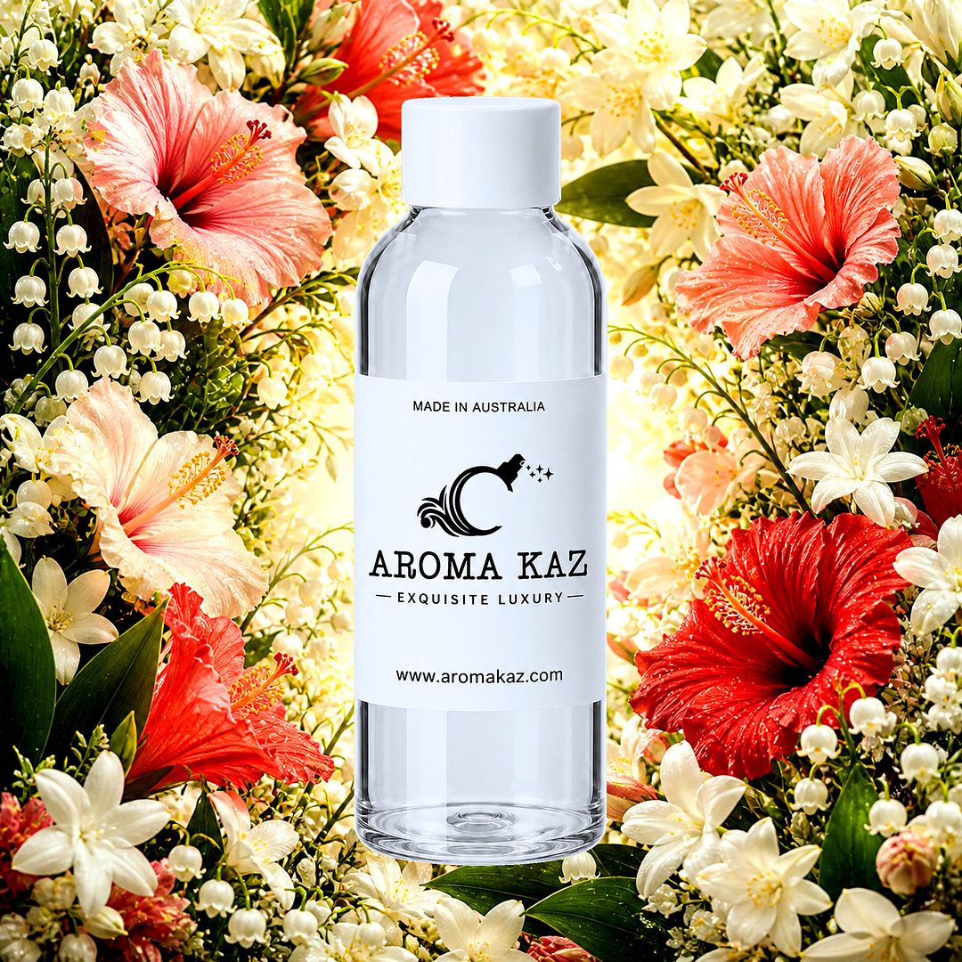 Hawaiian Honey Blossoms fragrance oil for candle making, soap making and perfume blending – vegan, cruelty-free featuring sweet tropical honeyed florals, handmade in Australia.