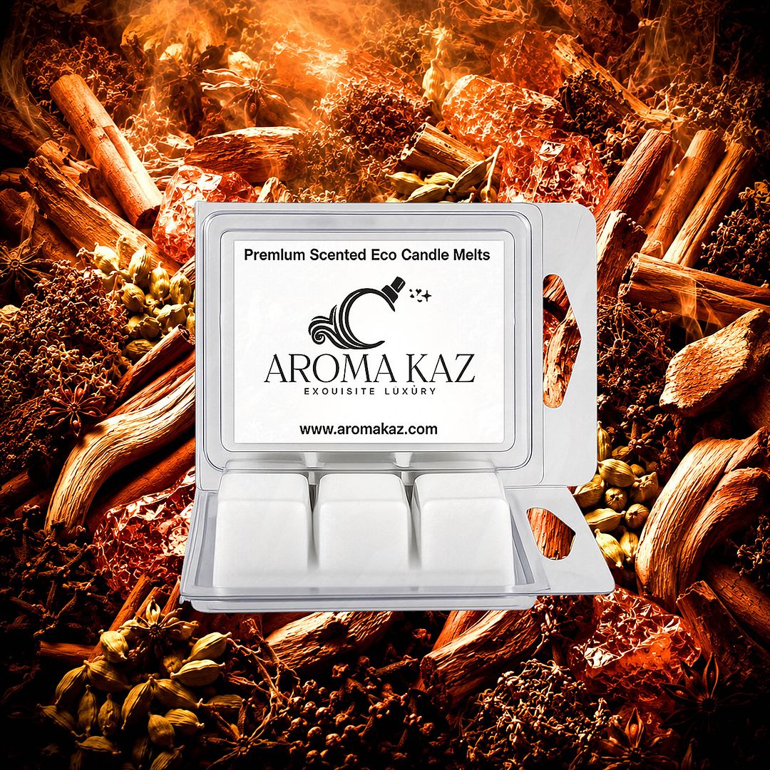 Persian Sandalwood eco soy wax melts – vegan, cruelty-free featuring deep warm sandalwood and exotic eastern spices, handmade in Australia.
