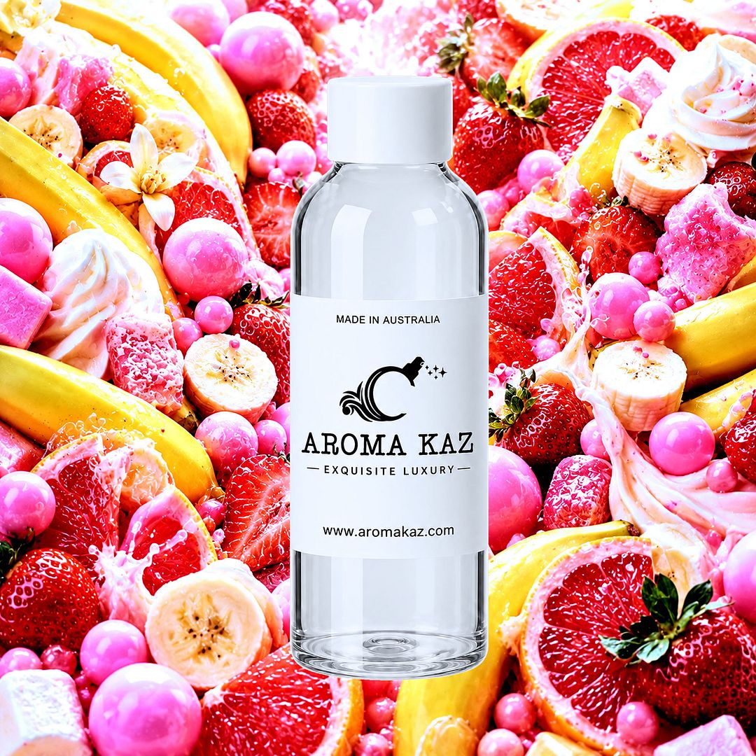 Monkey Farts fragrance oil for candle making, soap making and perfume blending – vegan, cruelty-free featuring a fun fruity blend of bananas, berries, and tropical sweetness, handmade in Australia.