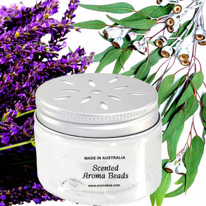 Eucalyptus & Lavender Scented Aroma Beads Room/Car Air Freshener