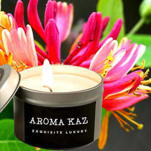 Japanese Honeysuckle Scented Eco Soy Tin Candles Hand Poured