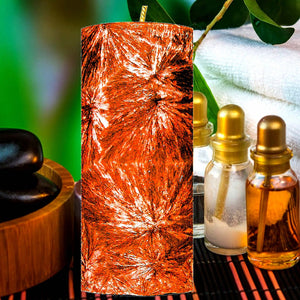 Persian Musk Palm Wax Pillar Candle