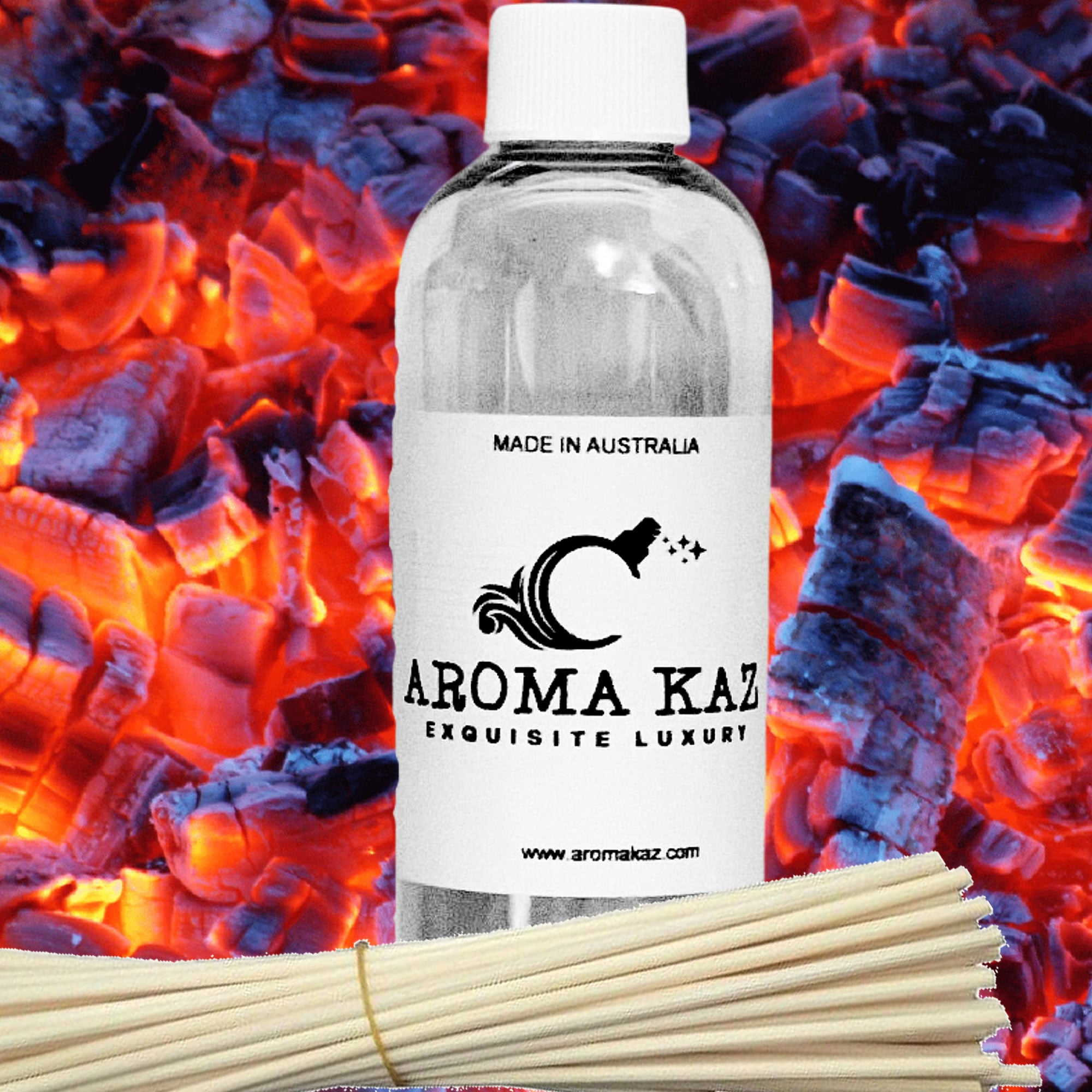 Amber & Myrrh Diffuser Fragrance Oil with Reeds – Vegan Cruelty-Free Home Aroma